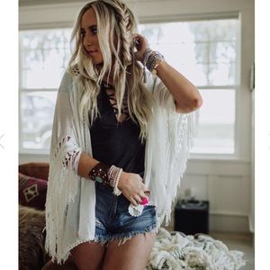 Three Bird Nest - Dreamy Macrame Kimono